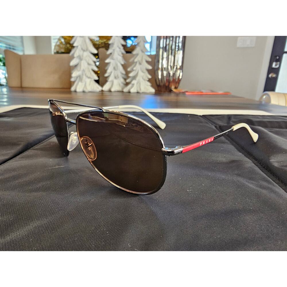 Prada Linea Rossa SPS/55/U 5AV-HD0 Gunmetal Sunglasses 57mm